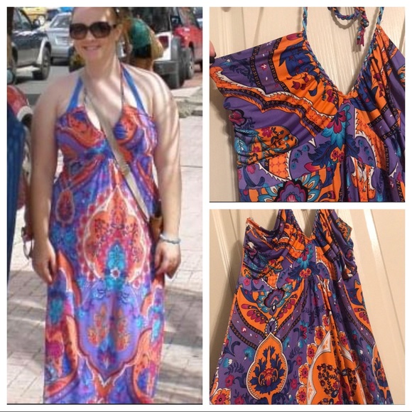 Dresses & Skirts - Bright Colored Maxi Dress